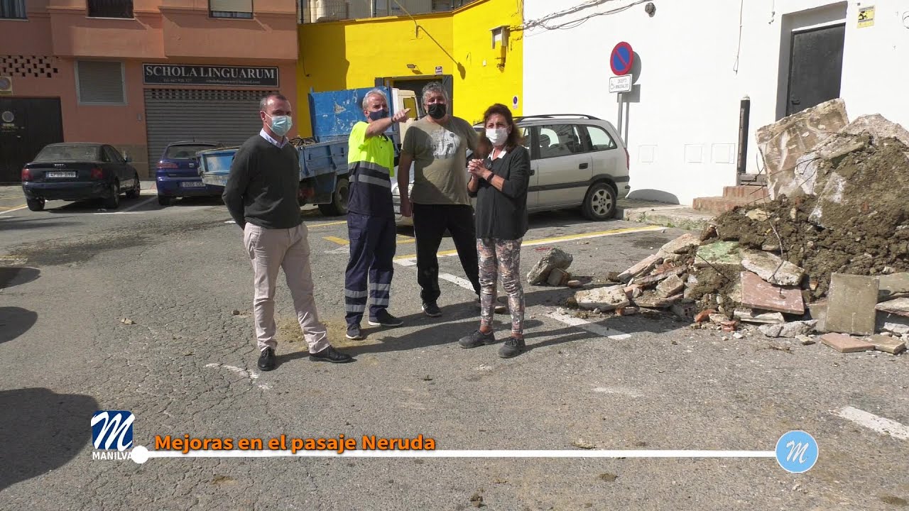 Mejoras en el pasaje Neruda