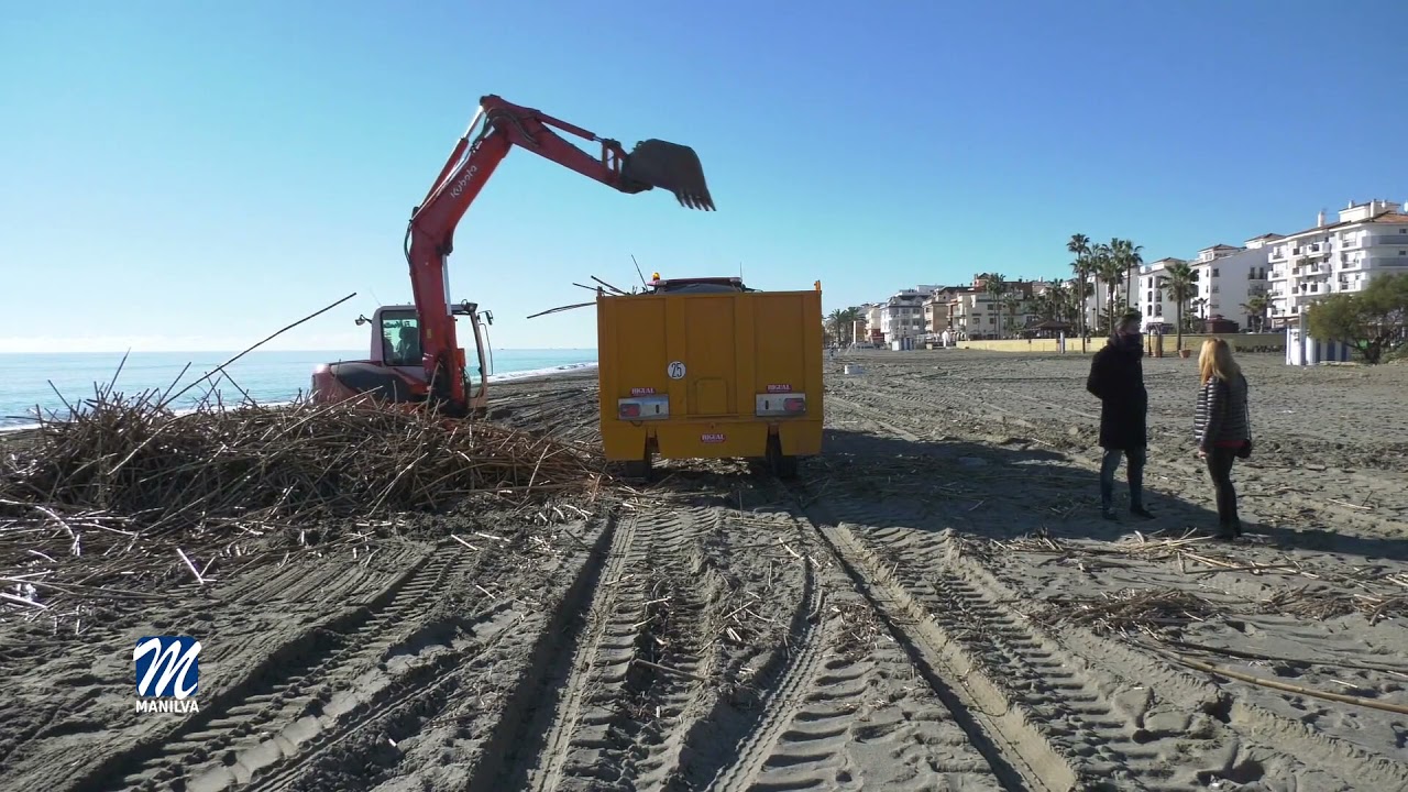 Continúan los trabajos de limpieza en el litoral