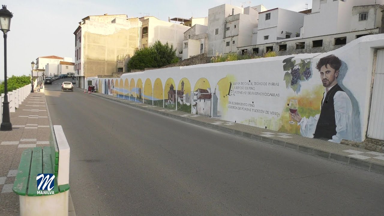 El mural de la artista Maria José Gil causa sensación en Manilva