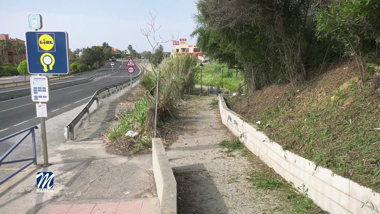 Acondicionamiento en la vía de unión Los Hidalgos   Club de Golf La Duquesa