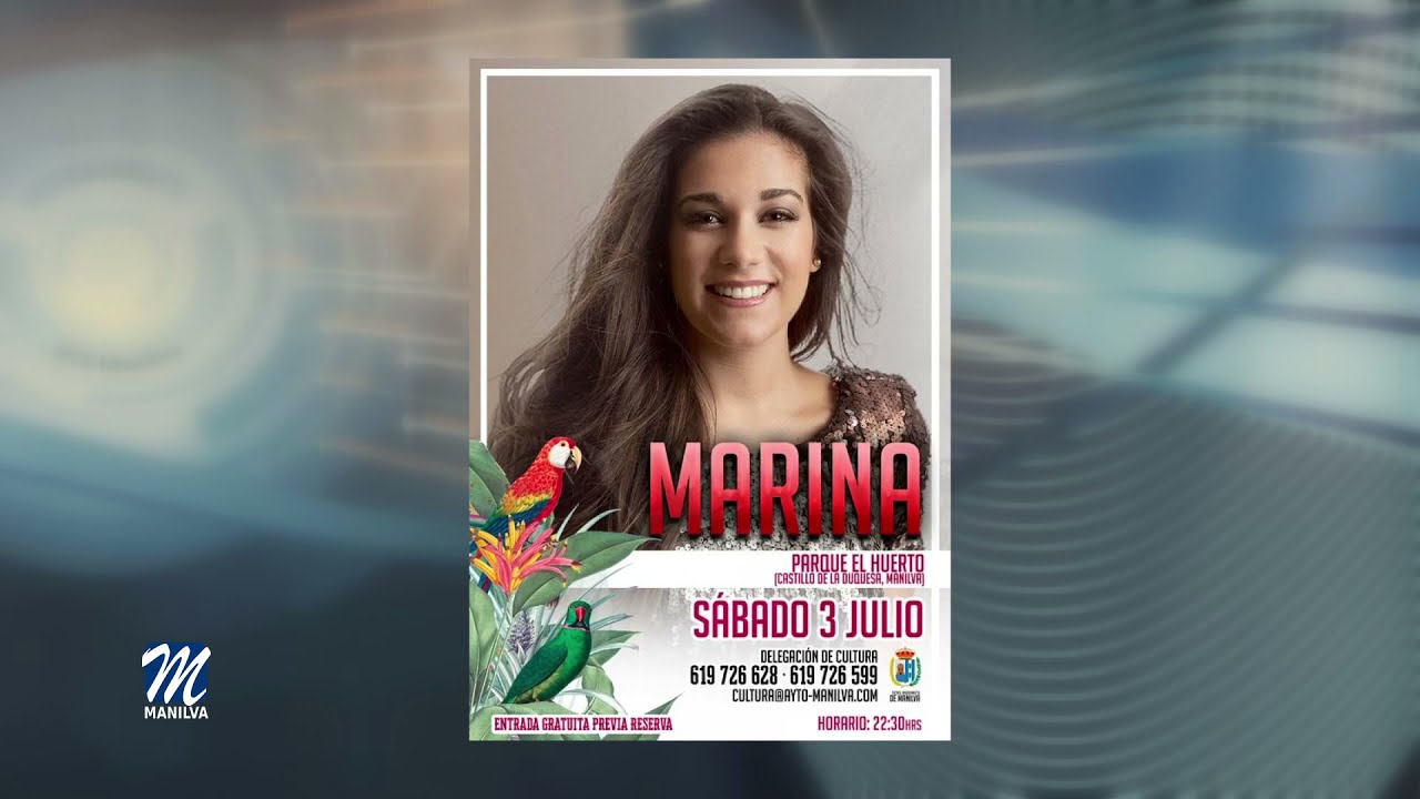 Este sábado actuará la cantante Marina