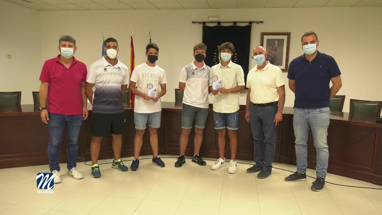 Homenaje a los jugadores de la Unión Manilva