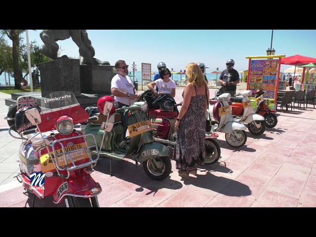 Manilva recibe al Club Lambretta en su 30 aniversario