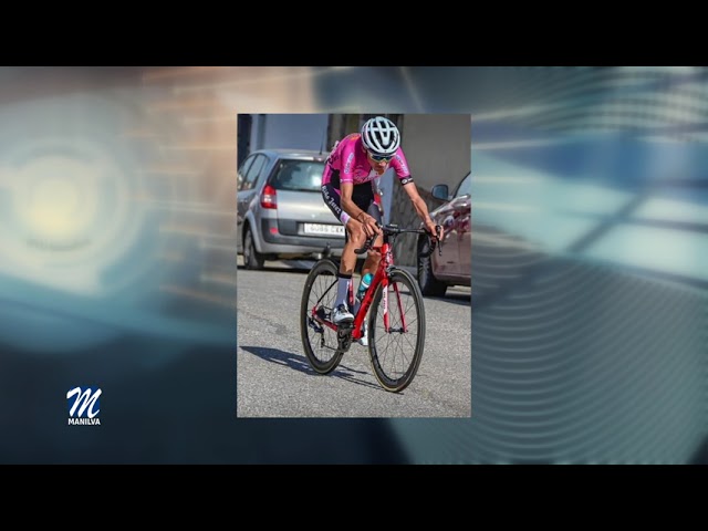 Diego Mancilla, en el Campeonato de España de Carretera Júnior