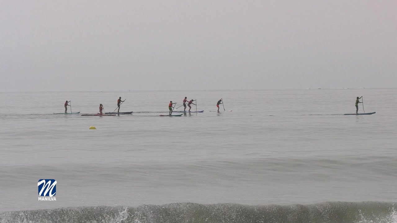 Buena acogida ayer en el Manilva SUP Festival