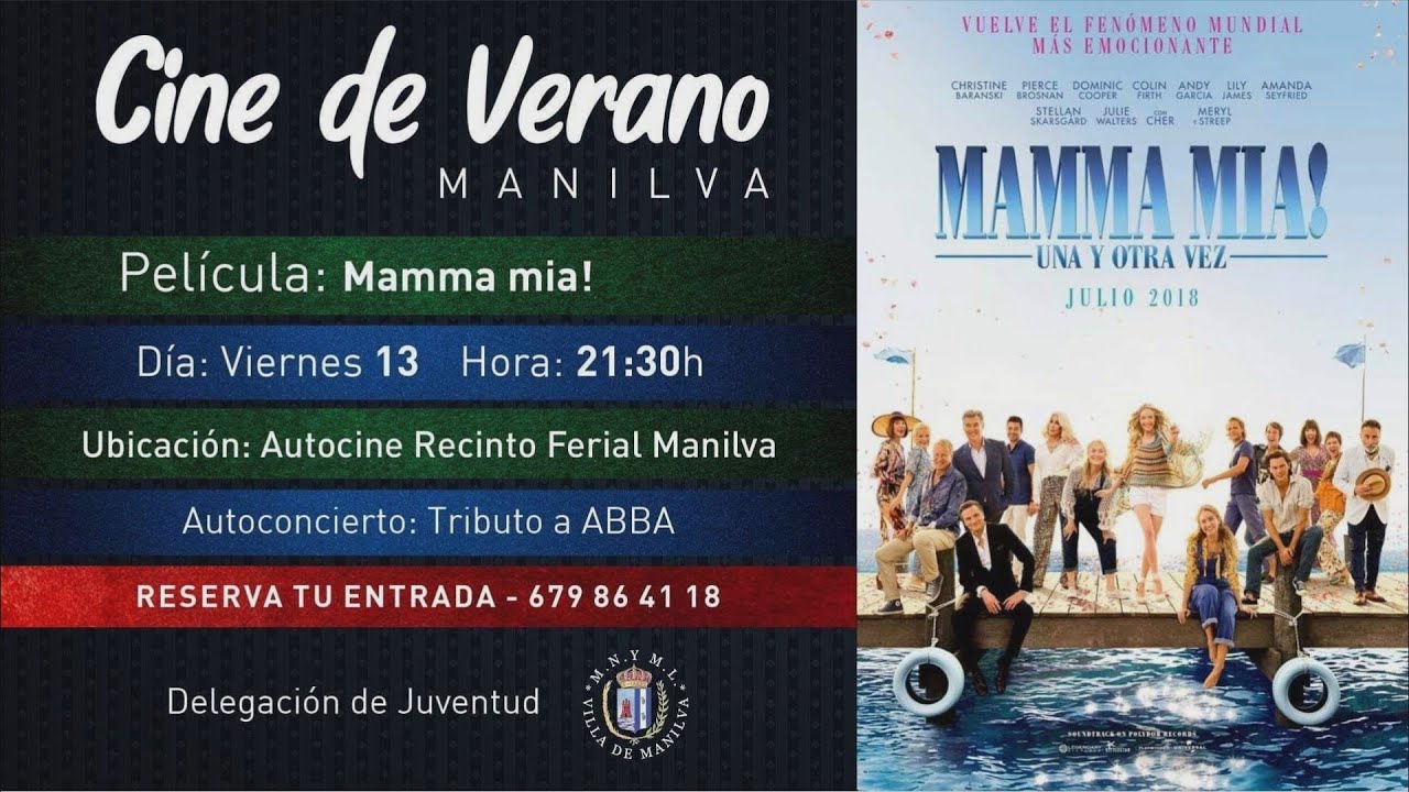 ‘Mamma Mía, una y otra vez’, nuevo film para el autocine