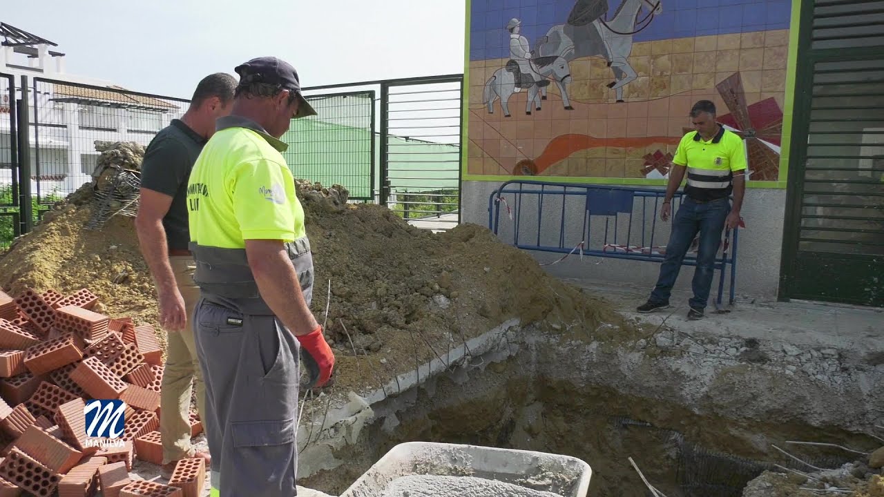 Mejoras en el colegio Maicandil y en el Polideportivo de Manilva