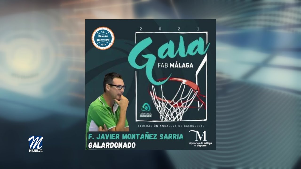 Montañez en la Gala del Baloncesto de Málaga